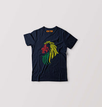 Load image into Gallery viewer, Lion Kids T-Shirt for Boy/Girl-Navy Blue-Ektarfa.online
