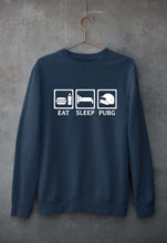 Load image into Gallery viewer, PUBG Eat Sleep Pubg Unisex Sweatshirt for Men/Women-Navy Blue-Ektarfa.online
