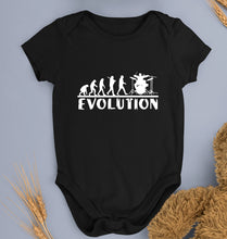 Load image into Gallery viewer, Drummer Evolution Kids Romper For Baby Boy/Girl-0-5 Months(18 Inches)-Black-Ektarfa.online
