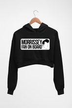 Load image into Gallery viewer, Morrissey Crop HOODIE FOR WOMEN-Black-Ektarfa.online
