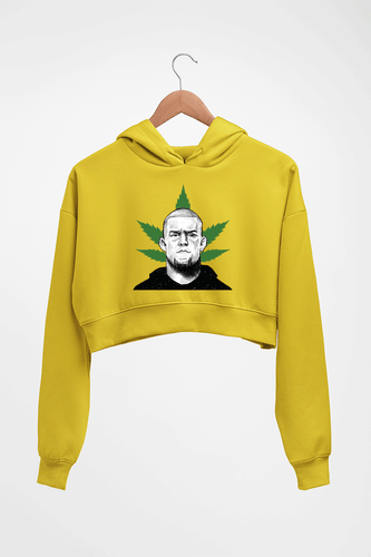 Nate Diaz UFC Crop HOODIE FOR WOMEN-Mustard Yellow-Ektarfa.online