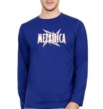 Load image into Gallery viewer, Metallica Full Sleeves T-Shirt for Men-Royal Blue-Ektarfa.online
