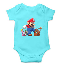Load image into Gallery viewer, Mario Kids Romper For Baby Boy/Girl-Sky Blue-Ektarfa.online
