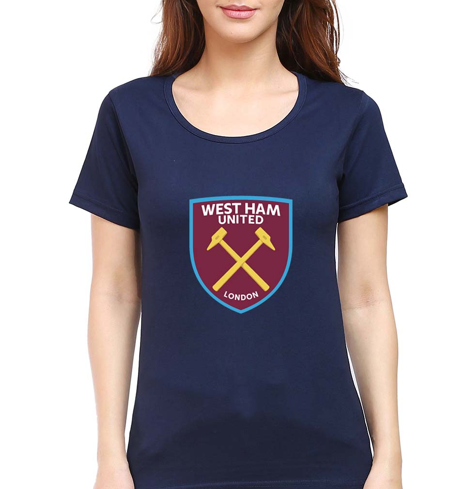 West-Ham T-Shirt for Women-Navy Blue-Ektarfa.online