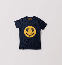 Load image into Gallery viewer, Emoji Headphone Music Kids T-Shirt for Boy/Girl-Navy Blue-Ektarfa.online
