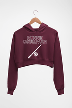 Load image into Gallery viewer, Ronnie O&#39;Sullivan Snooker Crop HOODIE FOR WOMEN-Maroon-Ektarfa.online
