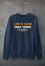 Load image into Gallery viewer, Table Tennis (TT) Unisex Sweatshirt for Men/Women-Navy Blue-Ektarfa.online
