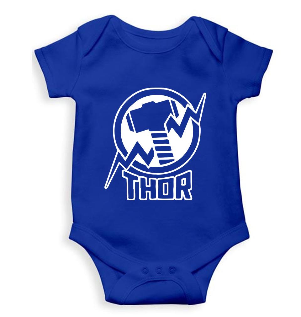 Thor Superhero Kids Romper For Baby Boy/Girl-Royal Blue-Ektarfa.online