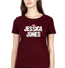 Load image into Gallery viewer, Jessica Jones T-Shirt for Women-Maroon-Ektarfa.online

