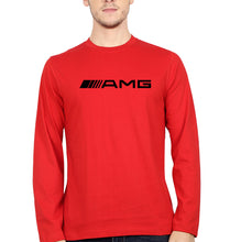 Load image into Gallery viewer, AMG Full Sleeves T-Shirt for Men-Red-Ektarfa.online
