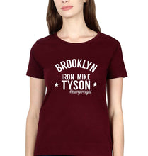 Load image into Gallery viewer, Mike Tyson T-Shirt for Women-Maroon-Ektarfa.online
