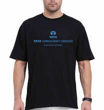Load image into Gallery viewer, TCS Oversized T-Shirt for Men-Black-Ektarfa.online
