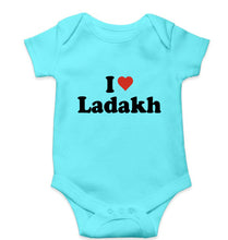 Load image into Gallery viewer, I Love Ladakh Kids Romper For Baby Boy/Girl-0-5 Months(18 Inches)-Sky Blue-Ektarfa.online
