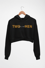 Load image into Gallery viewer, Two and a Half Men Crop HOODIE FOR WOMEN-Black-Ektarfa.online
