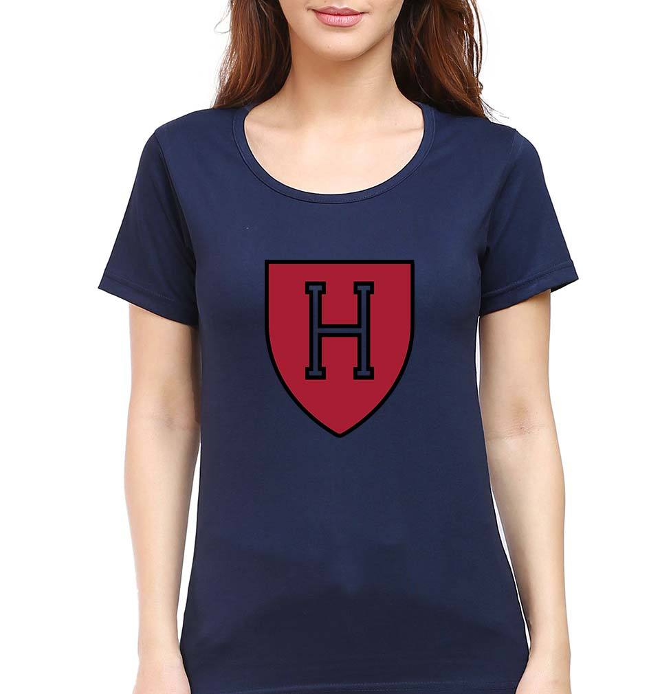 Harvard T-Shirt for Women-Navy Blue-Ektarfa.online