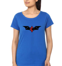 Load image into Gallery viewer, Batman and Harley Quinn T-Shirt for Women-Royal Blue-Ektarfa.online
