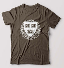 Load image into Gallery viewer, Harvard T-Shirt for Men-Olive Green-Ektarfa.online
