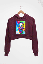 Load image into Gallery viewer, Rafael Nadal (RAFA) Crop HOODIE FOR WOMEN-Maroon-Ektarfa.online
