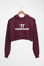 Load image into Gallery viewer, Warrior Sports Crop HOODIE FOR WOMEN-Maroon-Ektarfa.online

