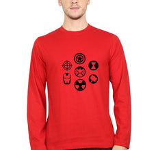 Load image into Gallery viewer, Marvel Superhero Full Sleeves T-Shirt for Men-Red-Ektarfa.online

