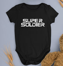 Load image into Gallery viewer, Super Soldier Kids Romper For Baby Boy/Girl-Black-Ektarfa.online
