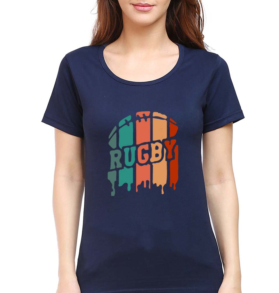 Rugby T-Shirt for Women-Navy Blue-Ektarfa.online