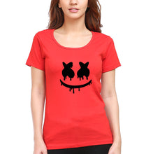 Load image into Gallery viewer, Marshmello T-Shirt for Women-Red-Ektarfa.online
