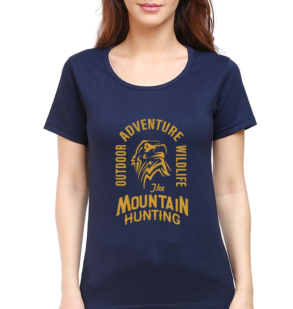 Eagle T-Shirt for Women-Navy Blue-Ektarfa.online