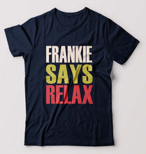 Load image into Gallery viewer, Frankie Says Relax Friends T-Shirt for Men-Navy Blue-Ektarfa.online
