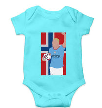 Load image into Gallery viewer, Erling Haaland Kids Romper For Baby Boy/Girl-0-5 Months(18 Inches)-Skyblue-Ektarfa.online
