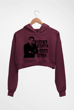 Load image into Gallery viewer, Michael Scott That&#39;s What She Said Crop HOODIE FOR WOMEN-Maroon-Ektarfa.online
