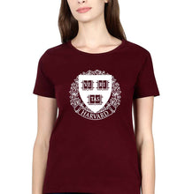 Load image into Gallery viewer, Harvard T-Shirt for Women-Maroon-Ektarfa.online
