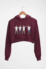 Load image into Gallery viewer, Hip Hop Style Crop HOODIE FOR WOMEN-Maroon-Ektarfa.online
