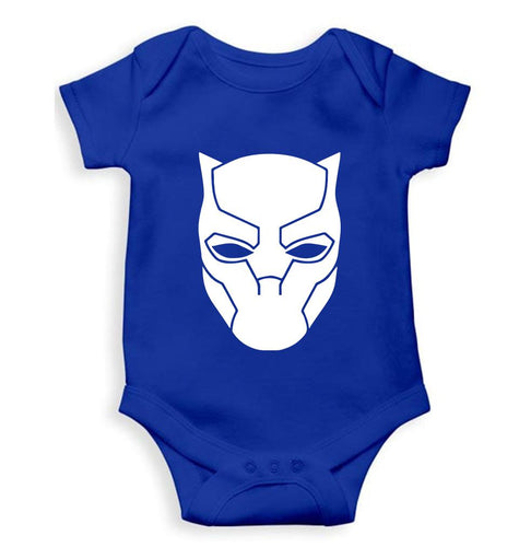 Black Panther Superhero Kids Romper For Baby Boy/Girl-Royal Blue-Ektarfa.online