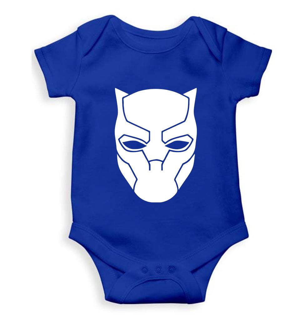 Black Panther Superhero Kids Romper For Baby Boy/Girl-Royal Blue-Ektarfa.online