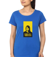 Load image into Gallery viewer, Nirvana T-Shirt for Women-Royal Blue-Ektarfa.online
