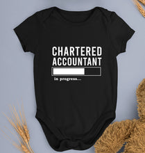 Load image into Gallery viewer, Chartered Accountants(CA) In Progress Kids Romper For Baby Boy/Girl-0-5 Months(18 Inches)-Black-Ektarfa.online
