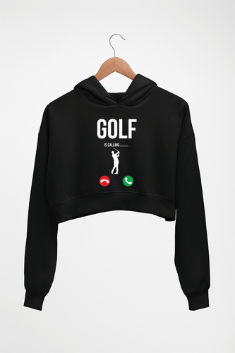 Golf Crop HOODIE FOR WOMEN-Black-Ektarfa.online
