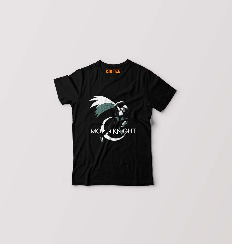 Moon Knight T-Shirt for Boy/Girl-Black-Ektarfa.online