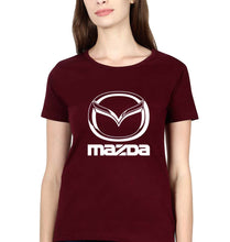 Load image into Gallery viewer, Mazda T-Shirt for Women-Maroon-Ektarfa.online
