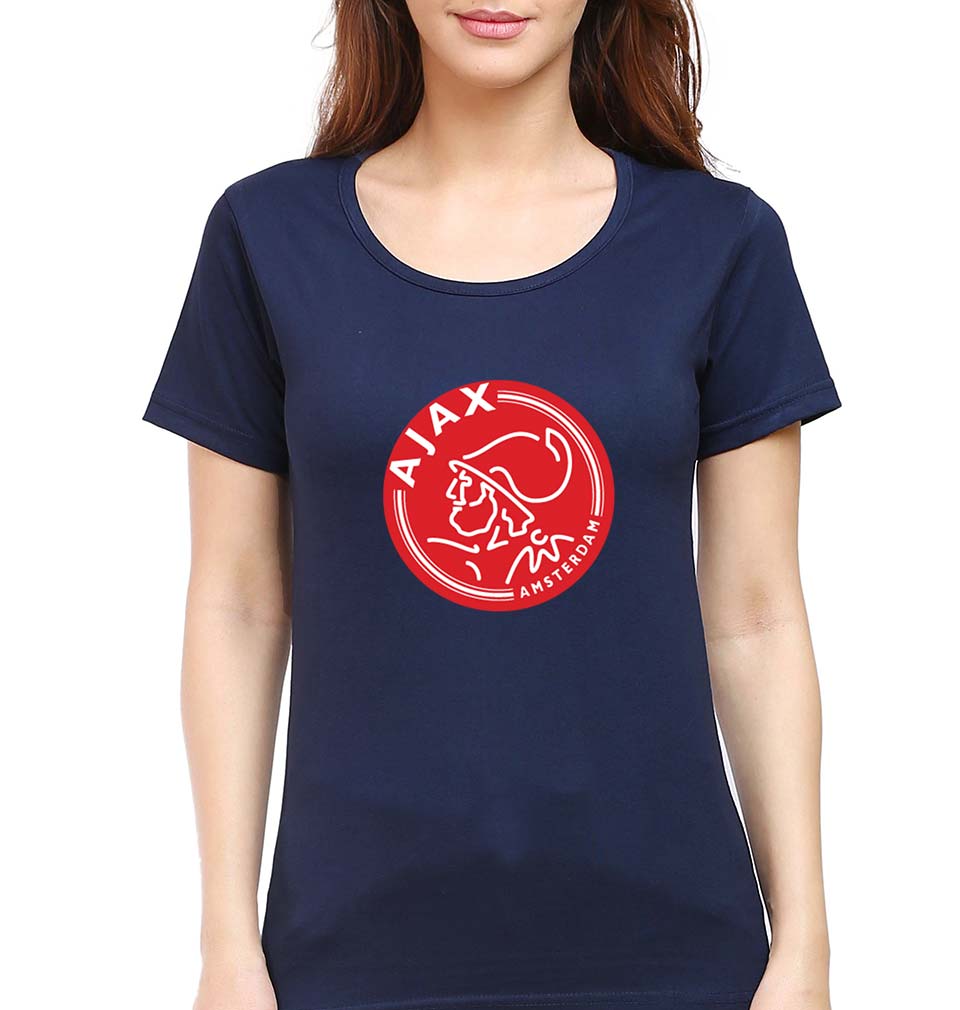 Ajax T-Shirt for Women-Navy Blue-Ektarfa.online