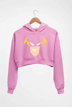 Load image into Gallery viewer, Flash Superhero Crop HOODIE FOR WOMEN-Light Baby Pink-Ektarfa.online

