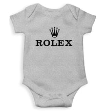 Load image into Gallery viewer, Rolex Kids Romper For Baby Boy/Girl-0-5 Months(18 Inches)-Grey-Ektarfa.online
