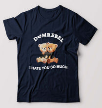 Load image into Gallery viewer, Domrebel Bear T-Shirt for Men-Navy Blue-Ektarfa.online
