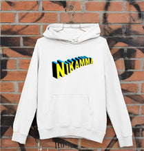 Load image into Gallery viewer, Nikamma Unisex Hoodie for Men/Women-White-Ektarfa.online
