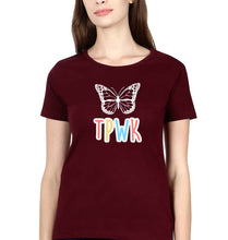 Load image into Gallery viewer, Harry Styles TPWK T-Shirt for Women-Maroon-Ektarfa.online
