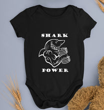 Load image into Gallery viewer, Gym Shark Power Kids Romper For Baby Boy/Girl-Black-Ektarfa.online
