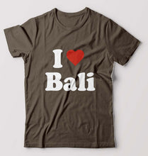 Load image into Gallery viewer, I Love Bali T-Shirt for Men-Olive Green-Ektarfa.online
