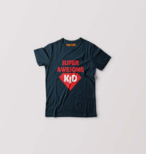 Load image into Gallery viewer, Super Awesome Kid Kids T-Shirt for Boy/Girl-Petrol blue-Ektarfa.online
