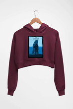 Load image into Gallery viewer, The Revenant Crop HOODIE FOR WOMEN-Maroon-Ektarfa.online
